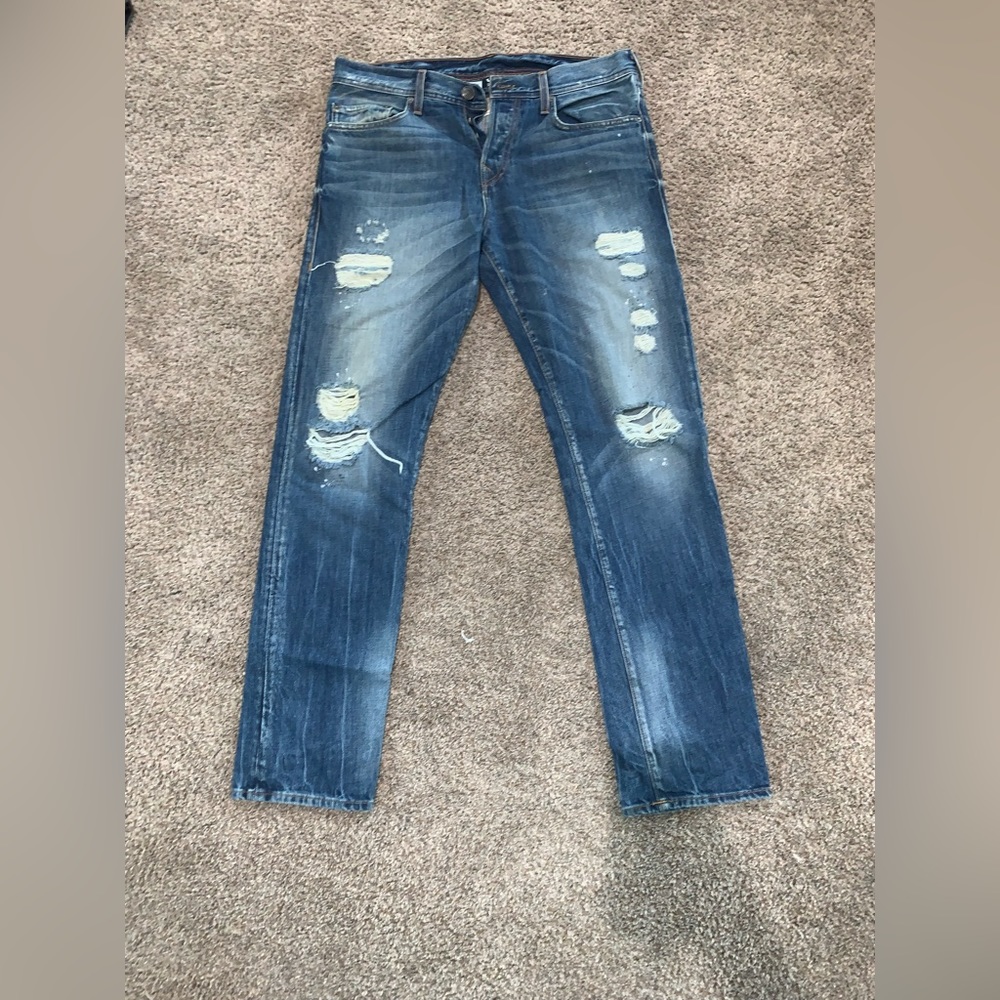 Blue size 34 mens true religion denim jeans